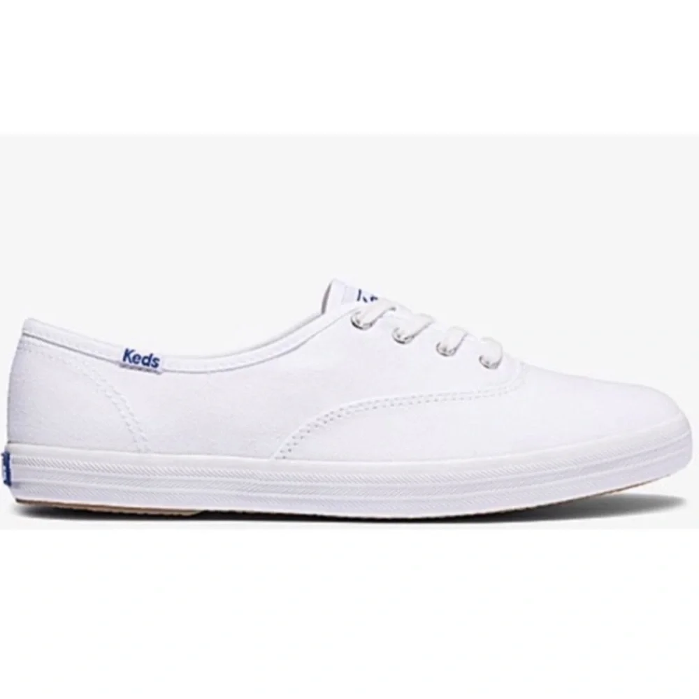 NEW Keds White Champion Organic Cotton Sneakers Size 7.5 US $55